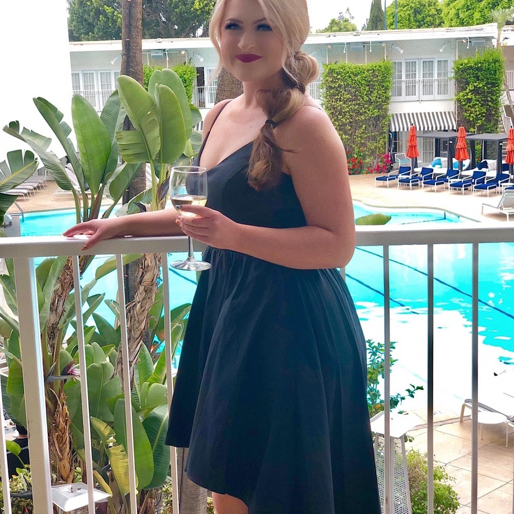 Black special occasion gown